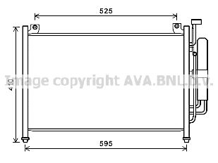 AVA QUALITY COOLING Конденсатор, кондиционер MZ5236D